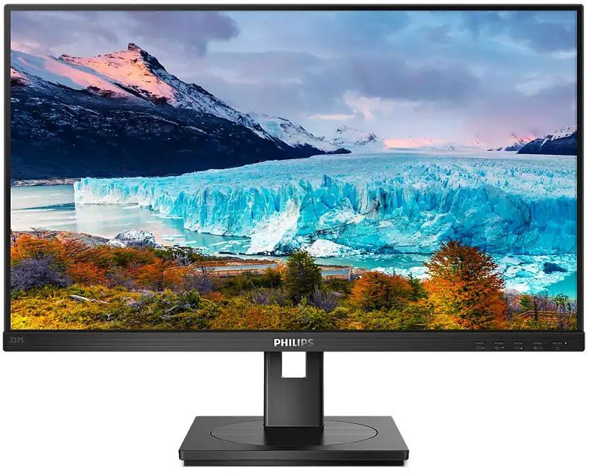 Монитор Philips 21.5" 222S1AE черный IPS LED 16:9 DVI HDMI M/M матовая HAS Pivot 250cd 178гр/178гр 1920x1080 D-Sub DisplayPort FHD 4.3кг