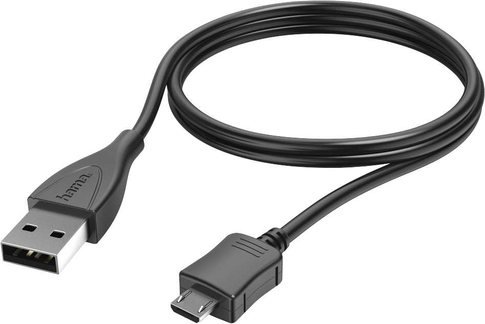   Неватека Кабель Hama 00173891 USB A(m) micro USB B (m) 1м черный