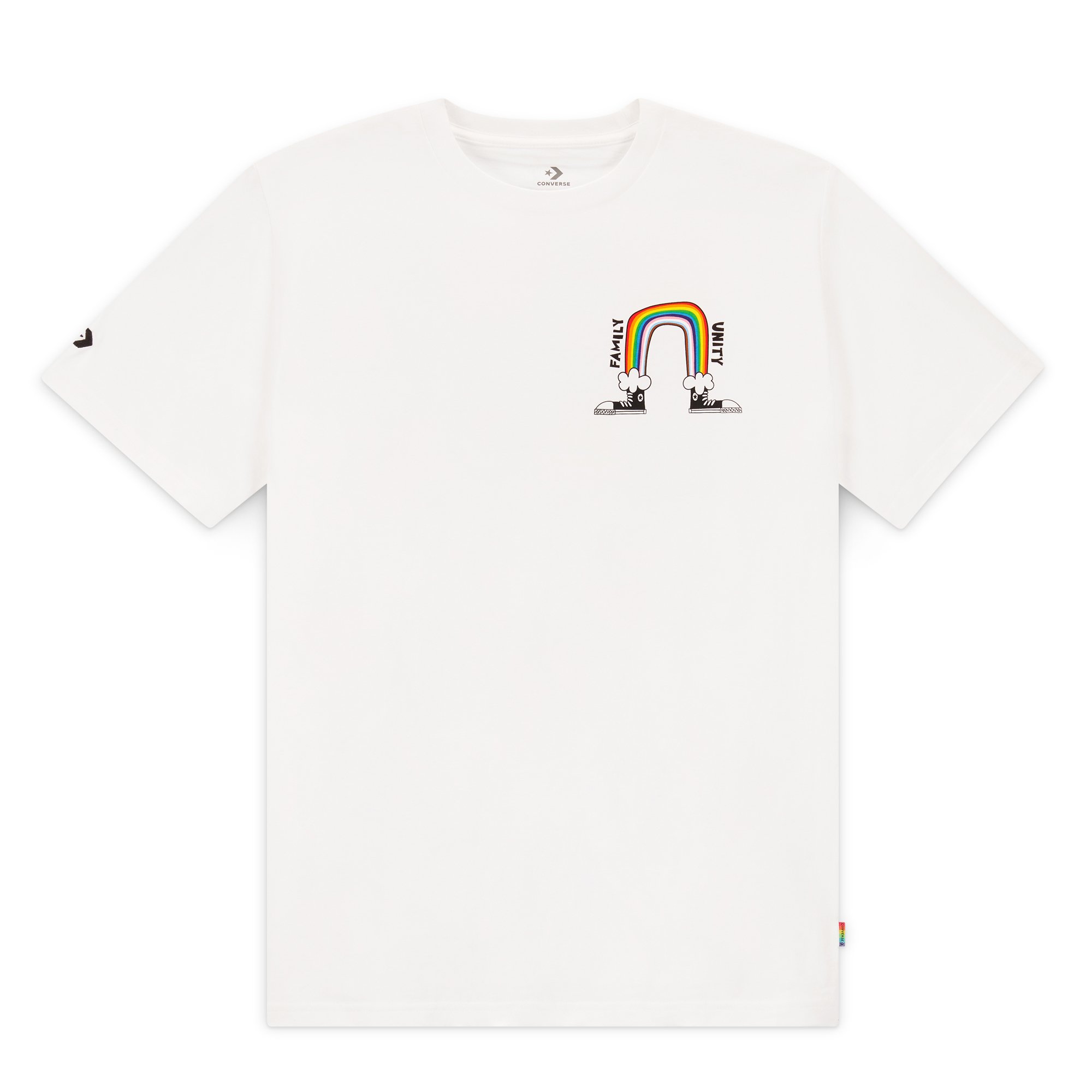 Converse Футболка Pride Family And Unity Tee White Unisex