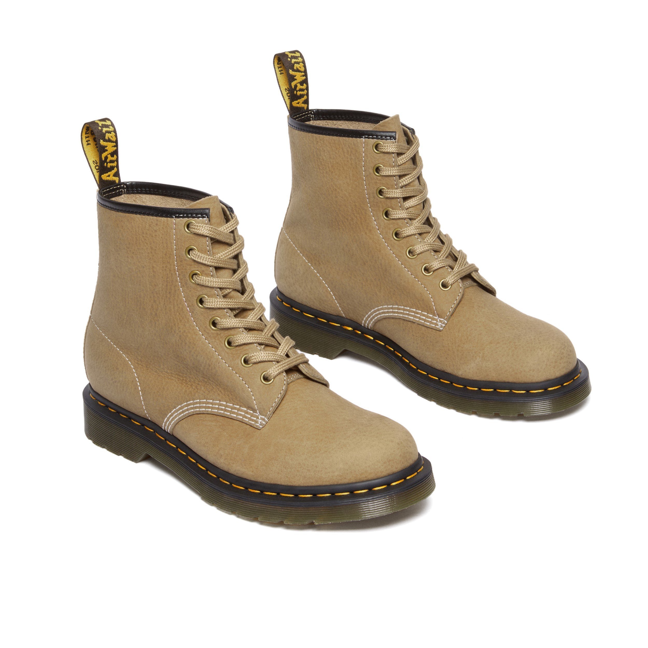 Dr. Martens Высокие Ботинки 1460 Savannah Tan Tumbled Nubuck+E.H.Suede