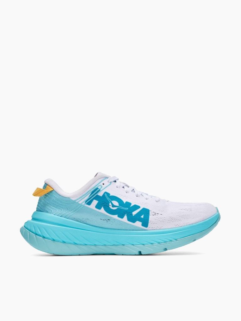 1102887WALB8.5 Кроссовки женские Hoka W CARBON X WHITE / ANGEL BLUE 8,5