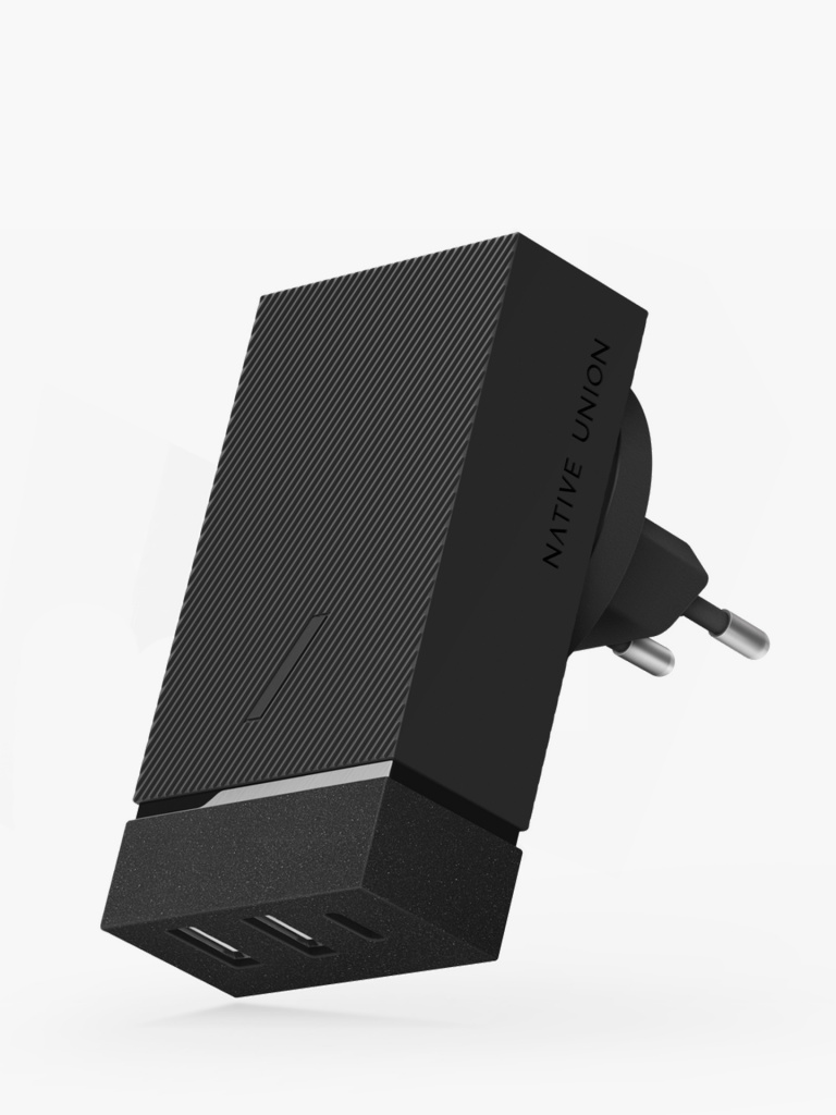 Life Style  ODYSSEY СЗУ HUB, PD, 45W, разъемы USB-A и USB-C, серый
