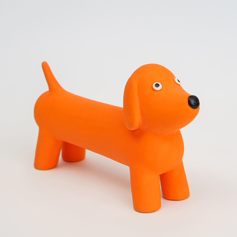 Rurri Игрушка из латекса для собак Такса, 19х5х10,5 см