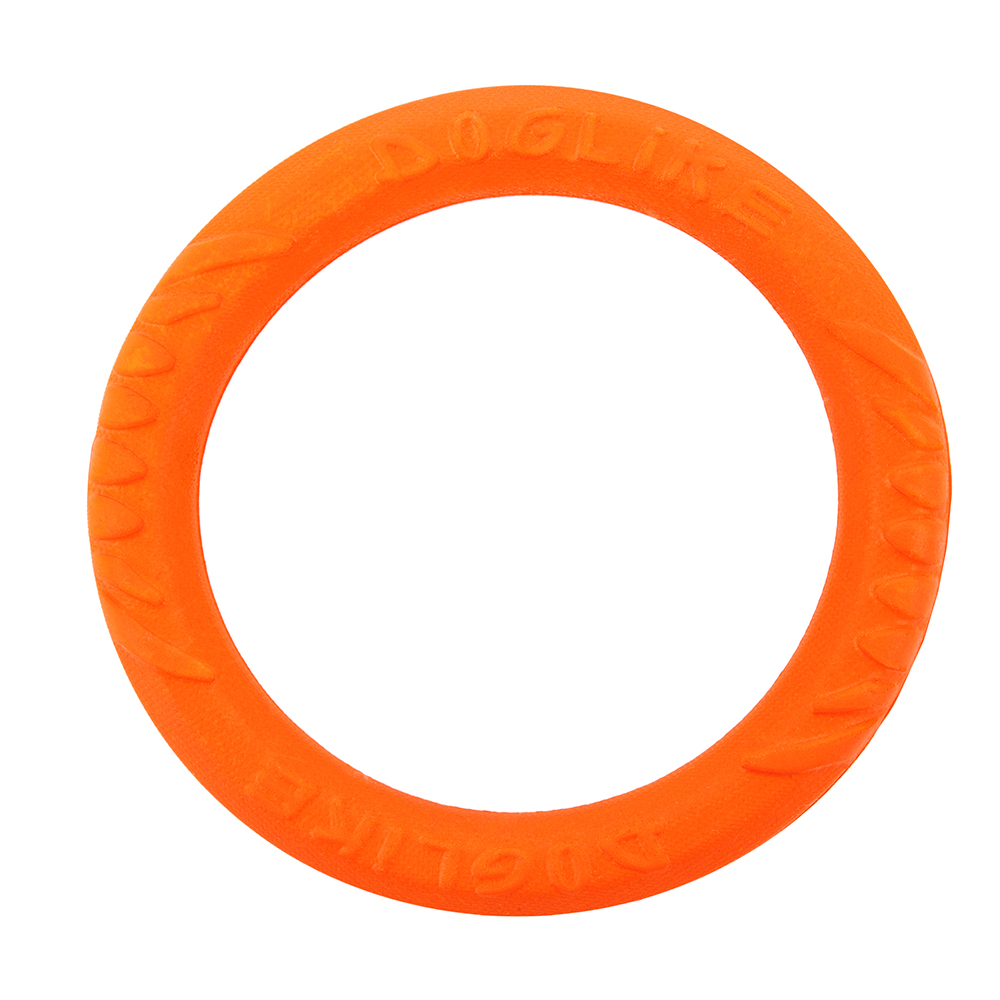   Четыре Лапы Pet Hobby Кольцо для собак Tug and Twist, диаметр 12,5 см, толщина 1,5 см, оранжевое