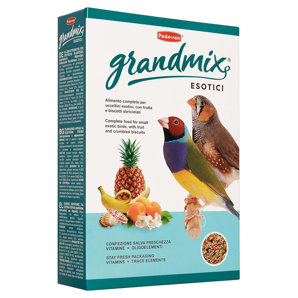 Padovan Grandmix Esotici Комплексный корм для экзотических птиц, 1 кг