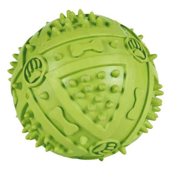 Trixie Игрушка для собак Мяч игольчатый из натуральной резины, 9,5 см