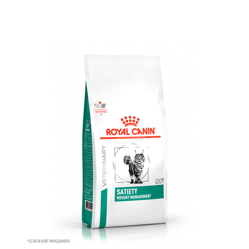  Royal Canin Satiety Weight Management Сухой диетический корм для снижения веса у кошек, 350 гр.