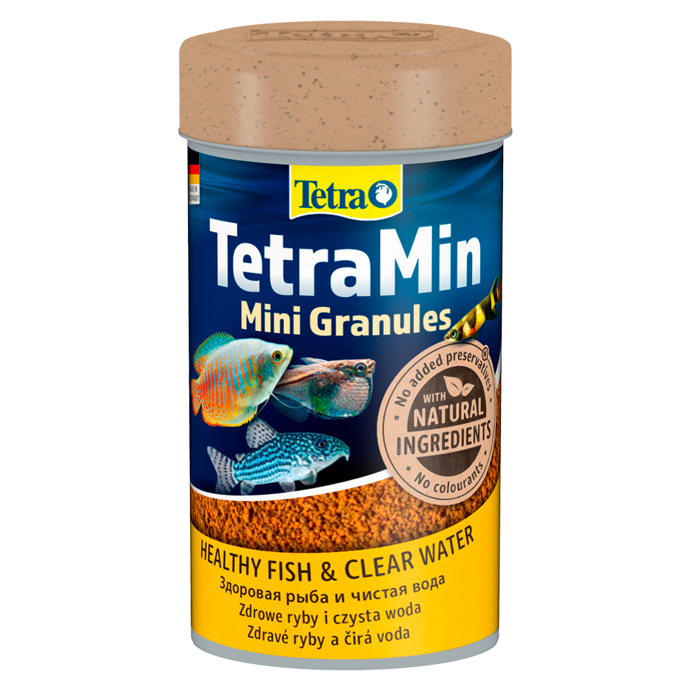 Повседневные Tetra Min Mini Granules Корм для рыб в мелких гранулах, 100 мл