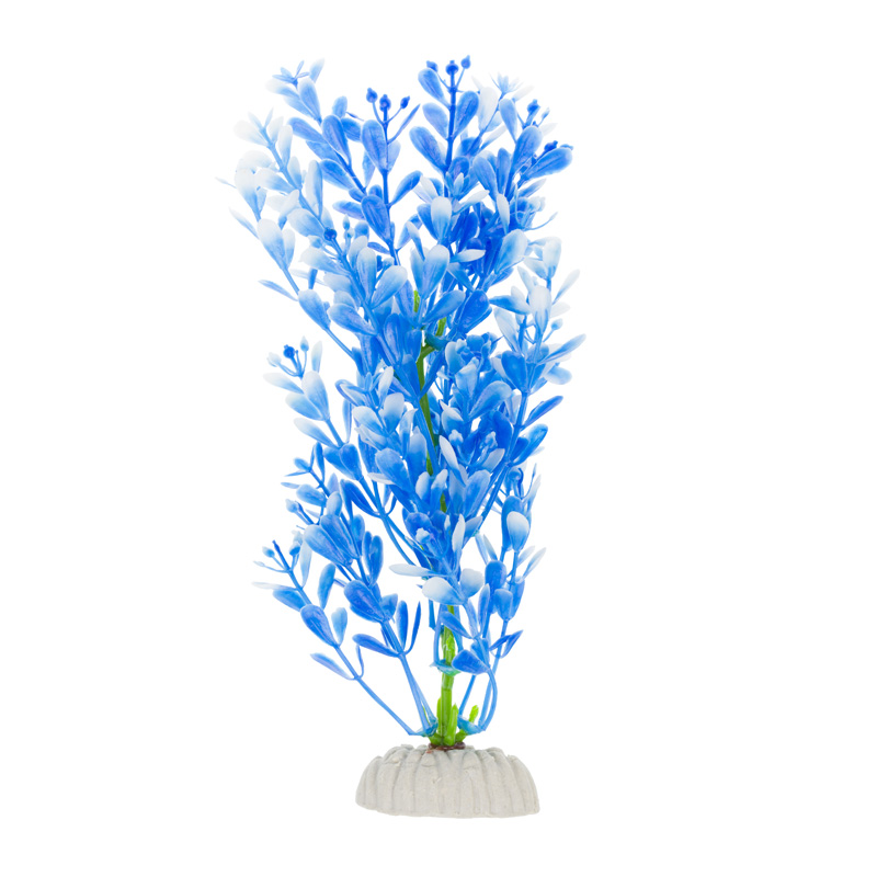 Пластиковые растения  Четыре Лапы AquaFantasy Растение голубое 20см