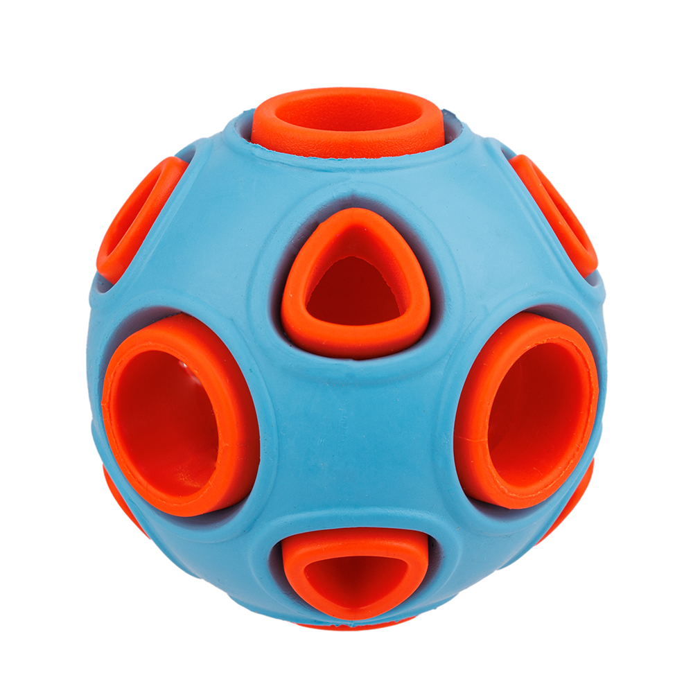 Мячики Petmax Игрушка для собак Мяч оранжево-голубой, 5 см