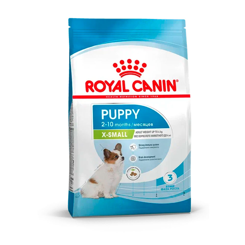 Royal Canin X-Small Puppy Сухой корм для щенков миниатюрных пород в возрасте от 2 до 10 месяцев, 1,5 кг