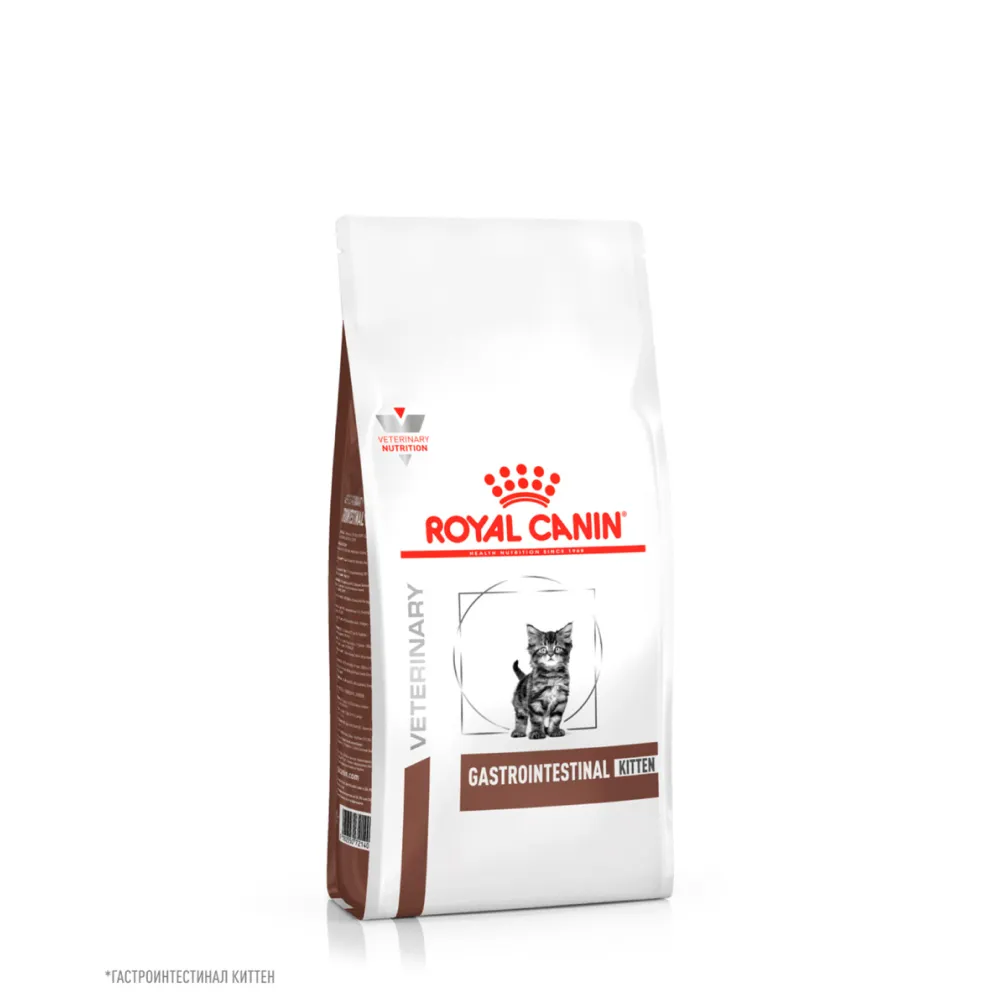 Royal Canin Gastrointestinal Kitten Сухой диетический корм для котят при острых расстройствах пищеварения, в реабилитационный период и при истощении, 350 гр.