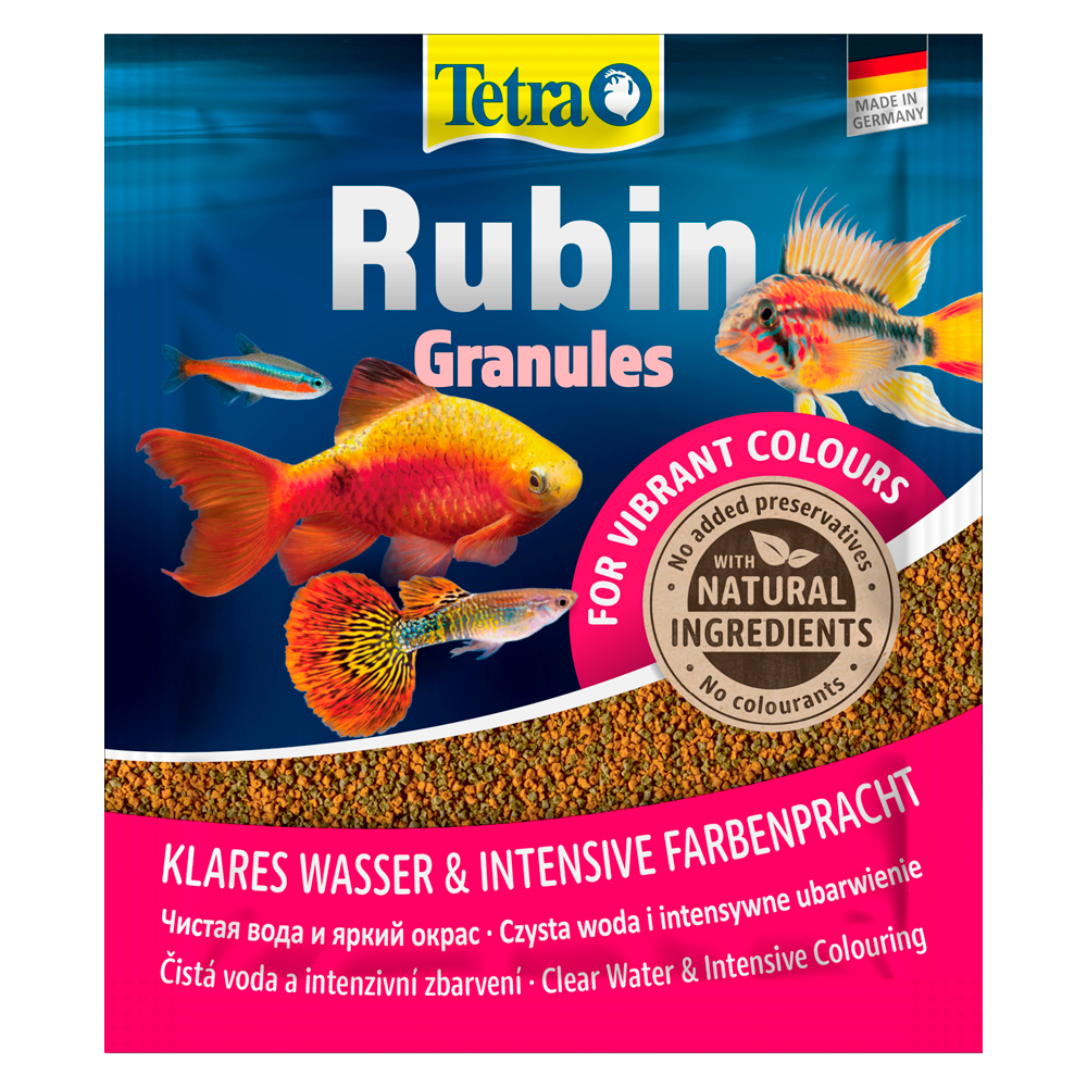 Повседневные Tetra Rubin Granules корм для рыб в гранулах, 15 г