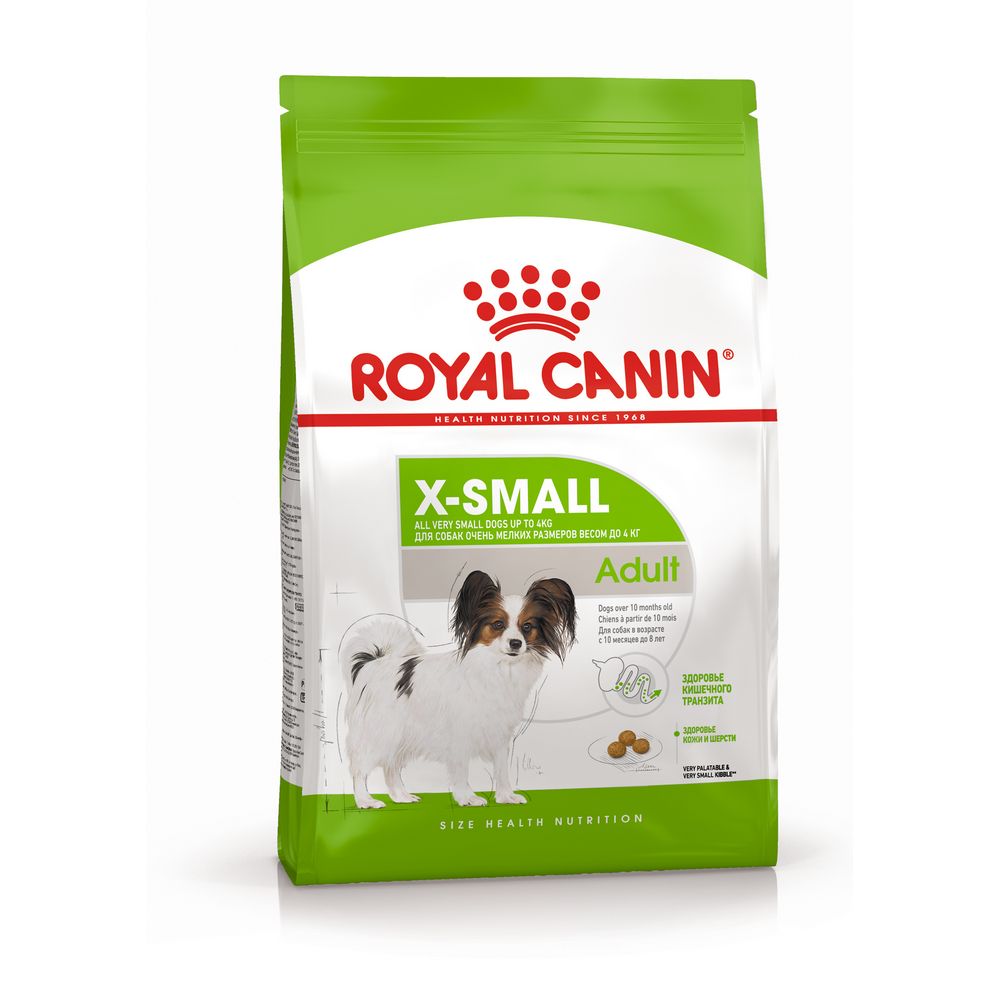 Royal Canin X-Small Adult Сухой корм для миниатюрных собак от 10 месяцев до 8 лет, 3 кг