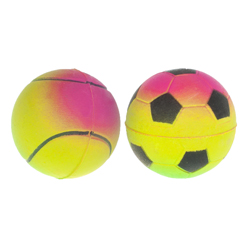 Мячики Petmax Игрушка для собак Мяч радуга резиновый 6 см