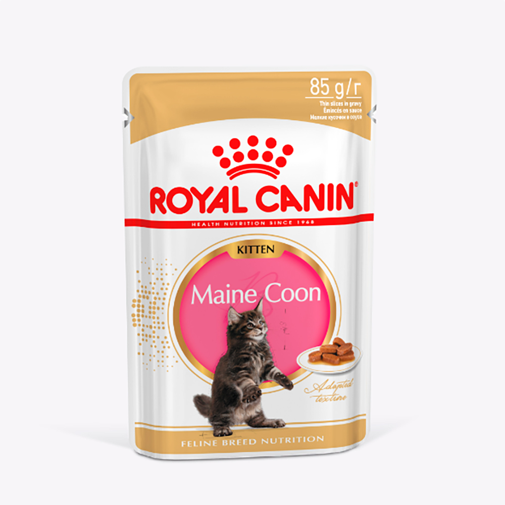 Royal Canin Kitten Maine Coon Влажный корм (пауч) для котят породы Мейн Кун, 85 гр.