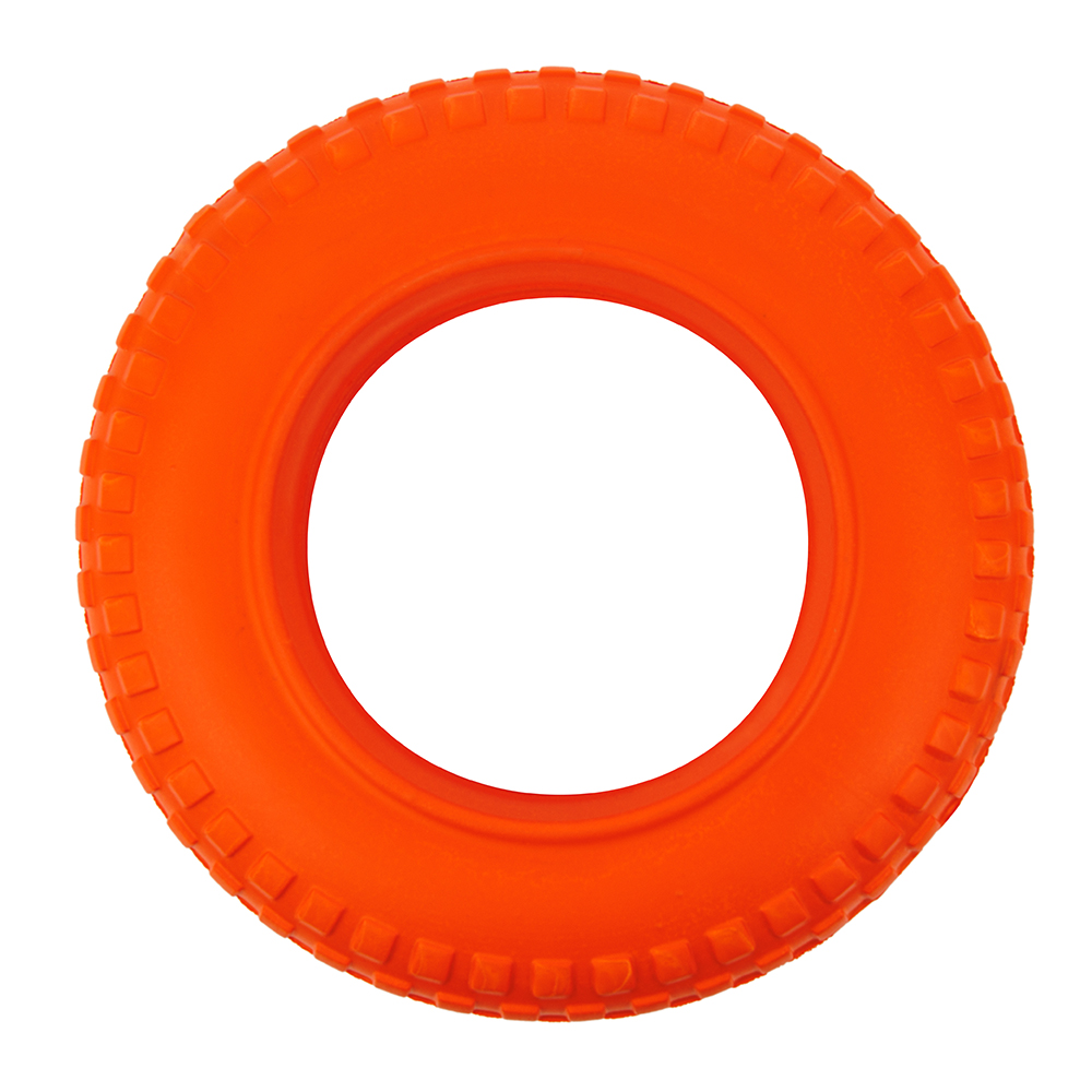 Кольца  Четыре Лапы Pet Hobby Игрушка для собак Шинка Мега диаметр 35 см оранжевая, для собак средних и крупных пород (снаряд, пуллер)