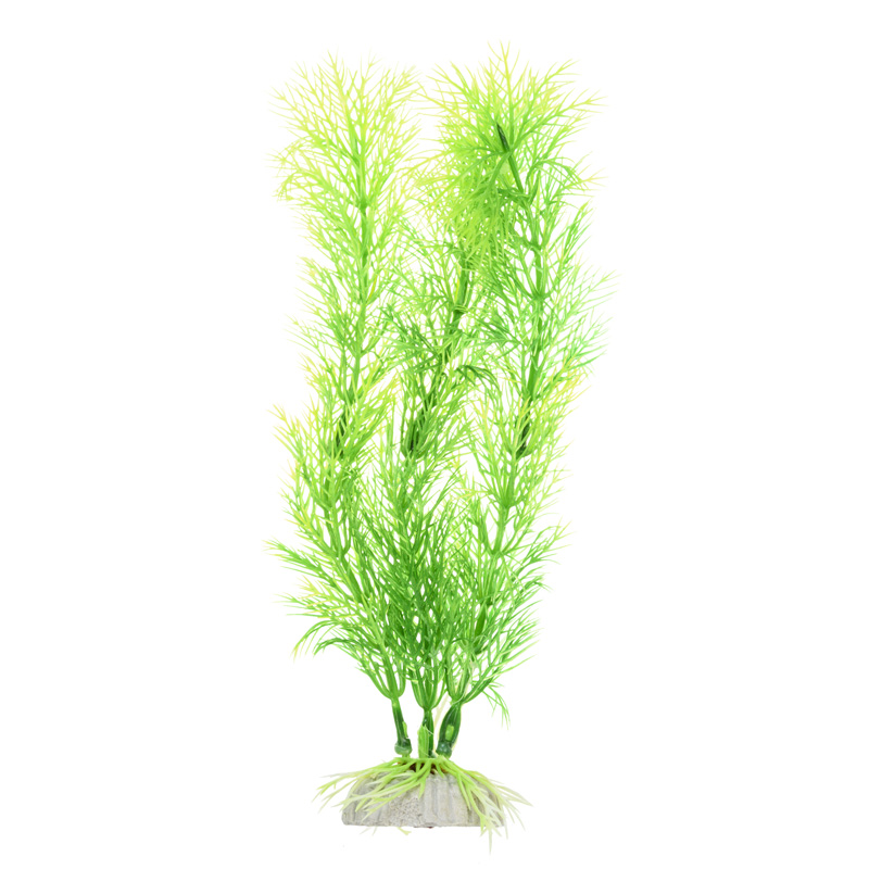 Пластиковые растения AquaFantasy Растение зеленое 20см