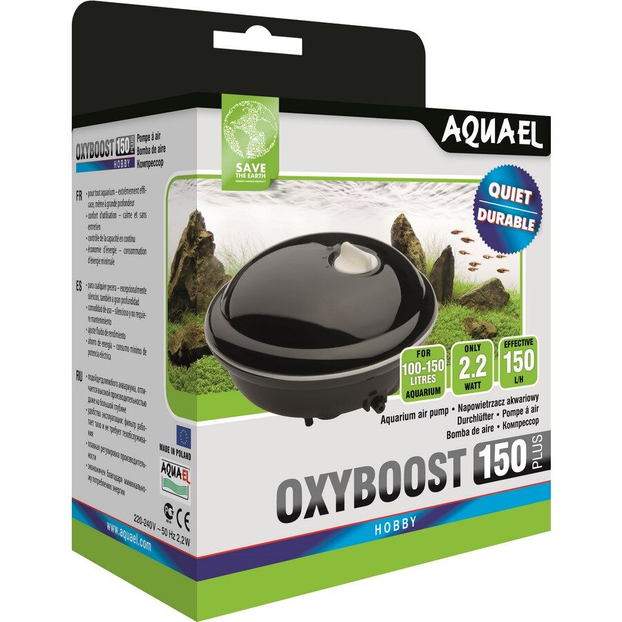   Четыре Лапы Aquael OXYBOOST АРR-150 50-150л/ч Компрессор для аквариума регулируемый 50-150 л/ч