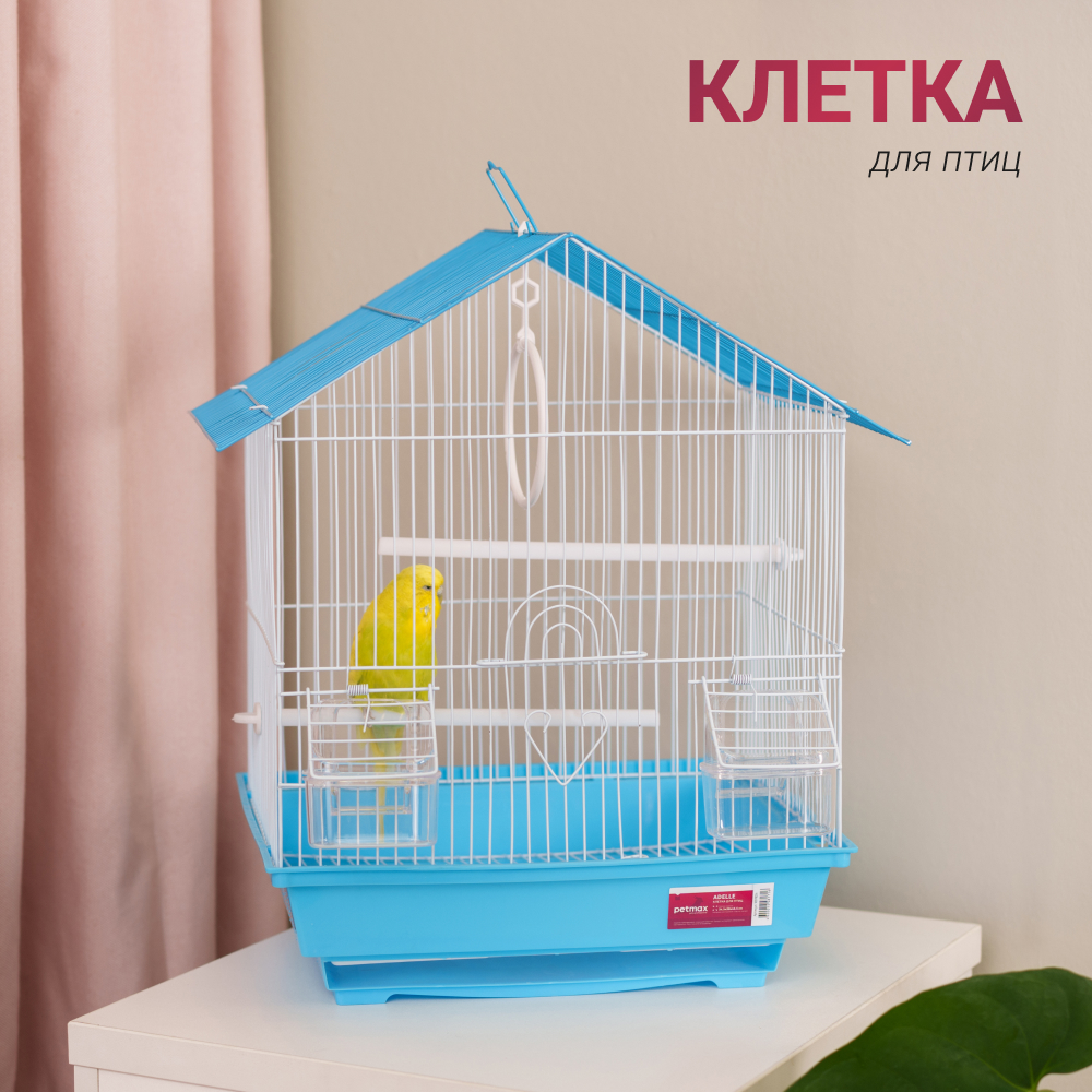   Четыре Лапы Petmax Клетка для птиц Adelle, 34,5х28х45,5 см