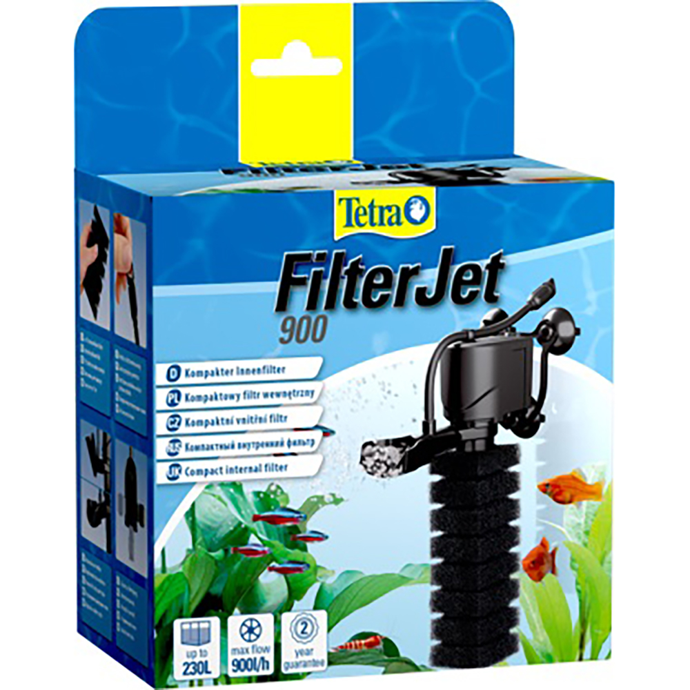 Внутренние фильтры Tetra Фильтр внутренний компактный FilterJet 900 для аквариумов на 170-230 л, 900 л/ч, 12 Вт