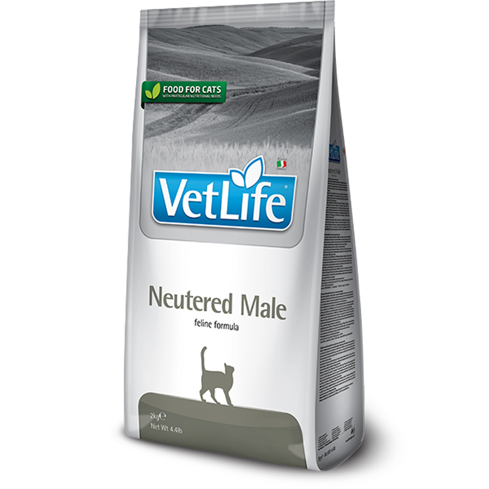 Farmina Vet Life Neutered Male Сухой диетический корм для стерилизованных котов, с курицей, 2 кг