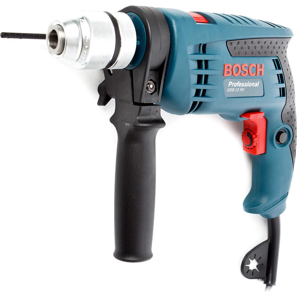 Ударные дрели Сетевая дрель Bosch GSB 13 RE ударная (БЗП) 0601217100
