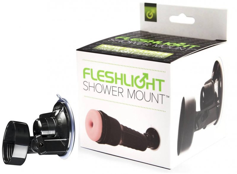 Крепление на присоске для мастурбаторов Fleshlight Shower Mount - черный