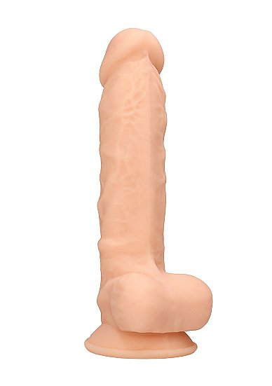 Фаллоимитатор Silicone Dildo With Balls - 17,8 см.