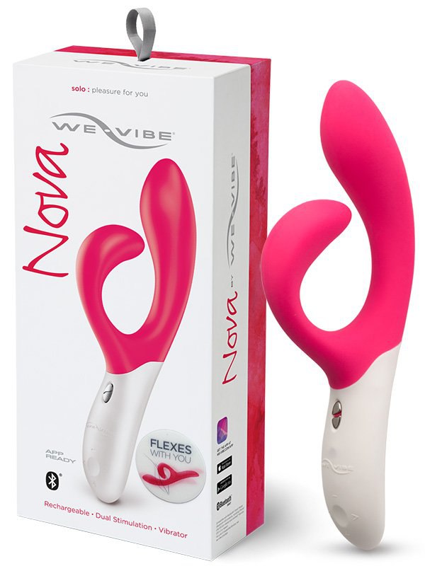 Вибромассажер We-Vibe Nova для стимуляции точки G и клитора – розовый