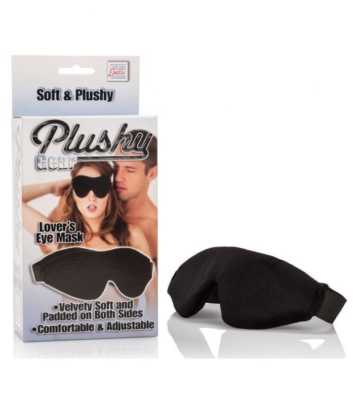 Маска для глаз Calexotics Plushy Gear Lover's Eye Mask - чёрный