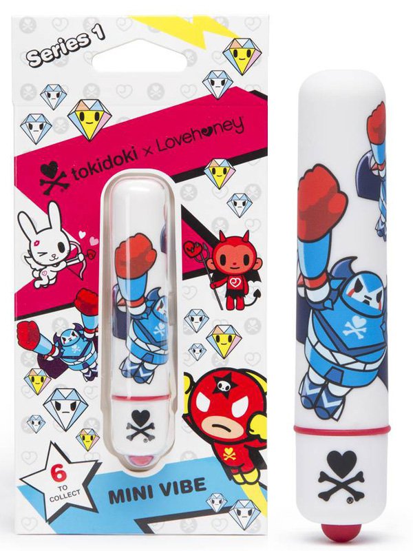 Вибропуля Tokidoki White Robot – белый