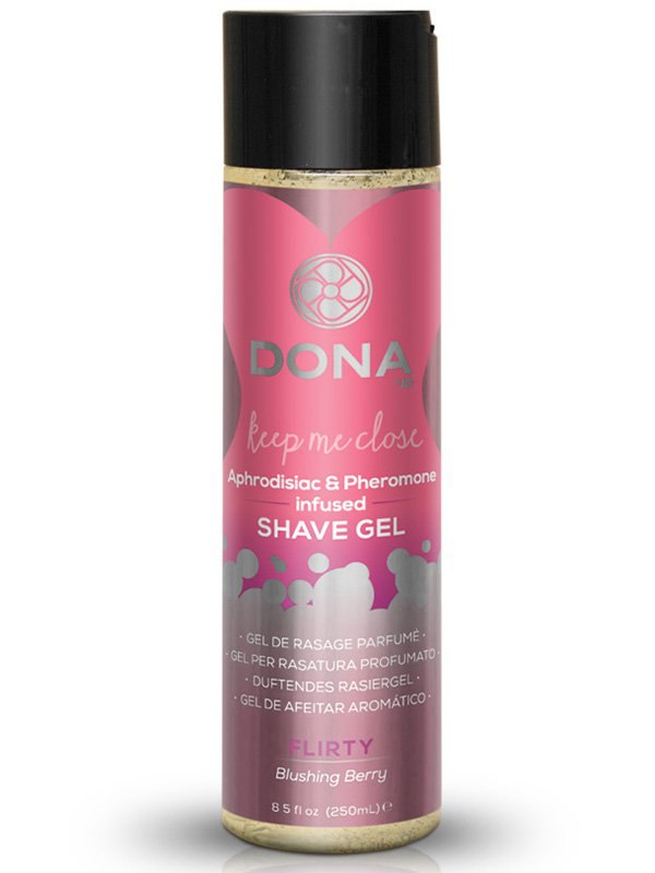 Гель для душа и бритья с феромонами Dona Keep Me Close Flirty ягодный – 250 мл