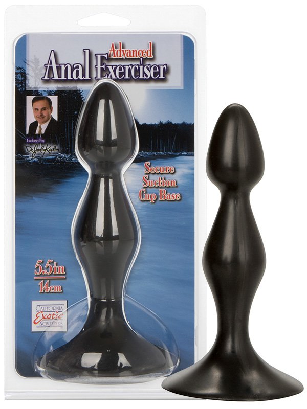 Анальная пробка Dr. Joel Kaplan Advanced Anal Exerciser – черный