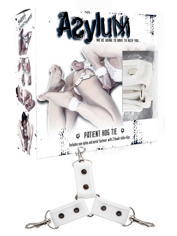 Фиксация для рук и ног Asylum Patient Hog Tie – белая