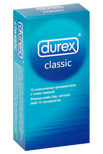   Он и Она Презервативы Durex Classic - 12 шт.