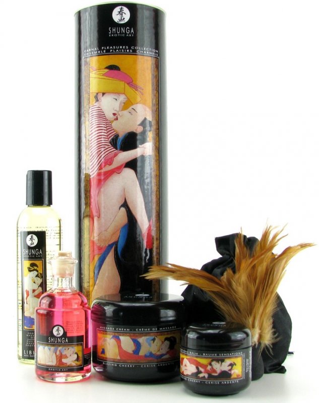 Подарочный набор Carnal Pleasures Shunga Erotic Art