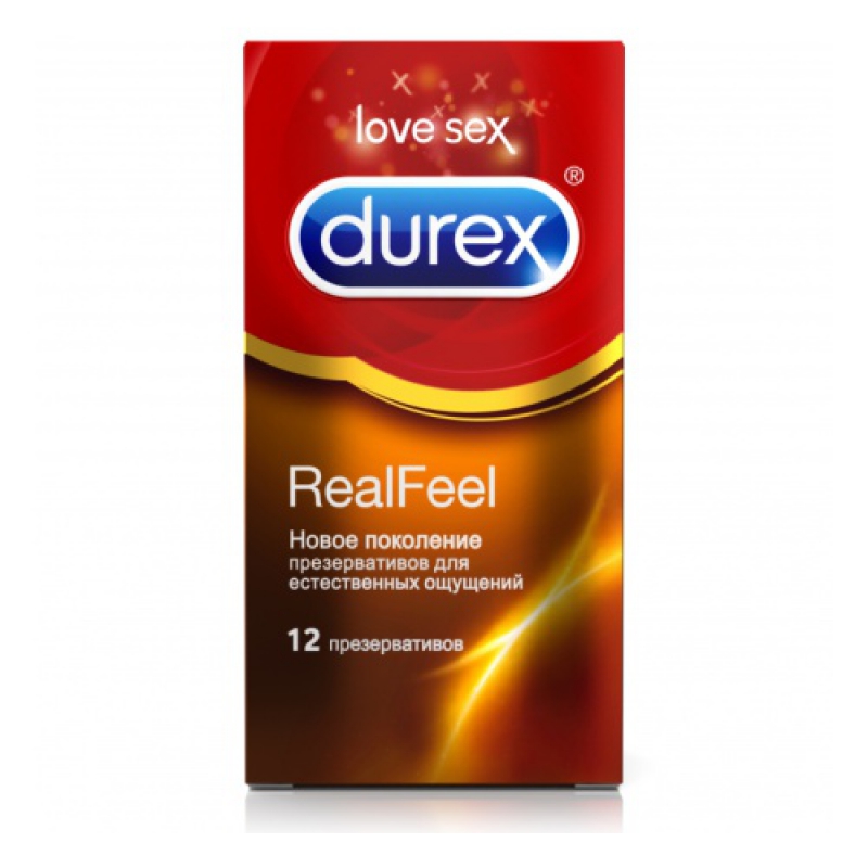  Презервативы Durex Real Feel для естественных ощущений – 12 шт