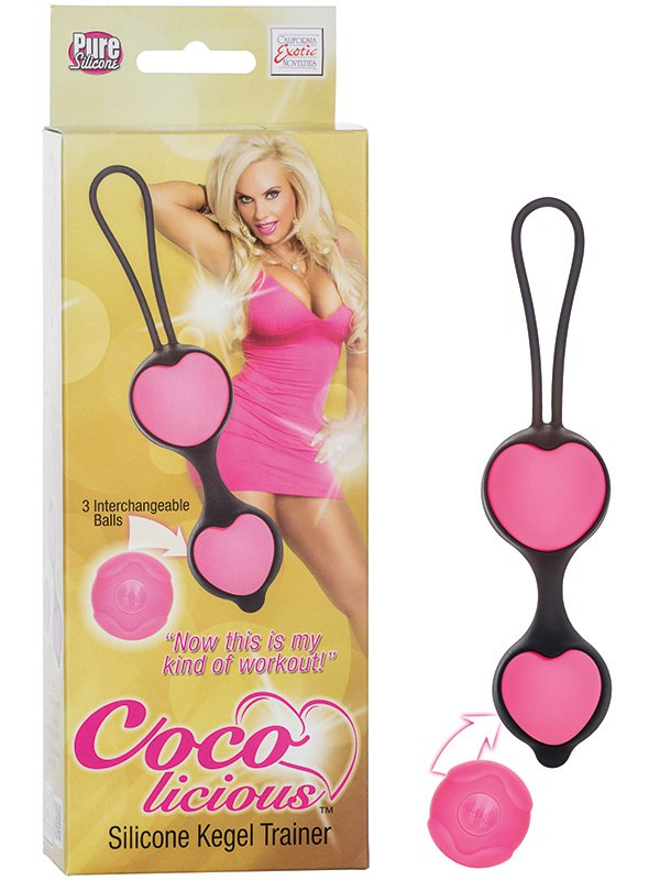 Вагинальные шарики Coco Licious Kegel Balls из силикона – розовые