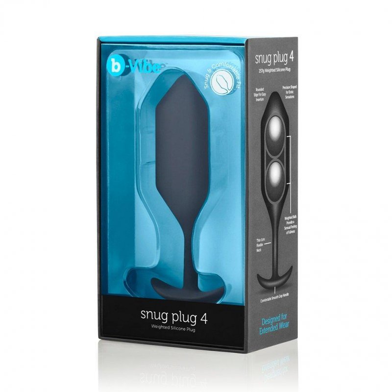 Профессиональная пробка для ношения Snug Plug 4 с утяжелением – черный