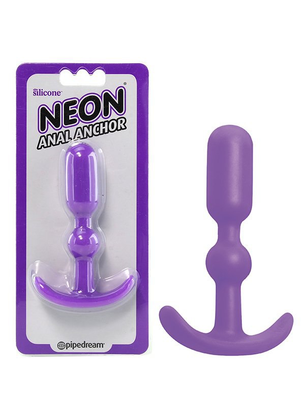 Анальный стимулятор Якорь Neon Anal Anchor – фиолетовый