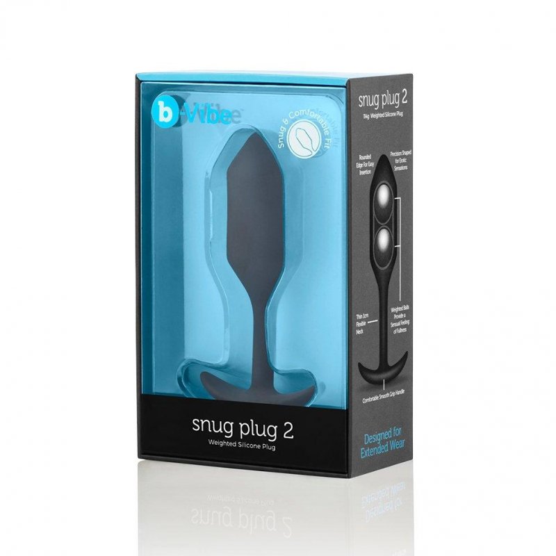 Профессиональная пробка для ношения Snug Plug 2 с утяжелением  – черный