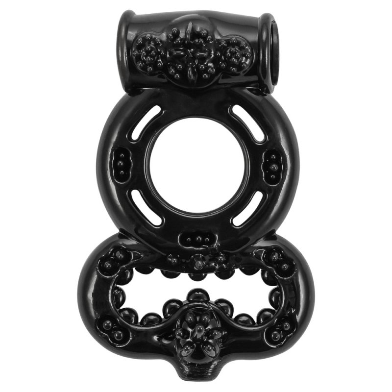 Эрекционное кольцо Rings Treadle black 0114-62Lola