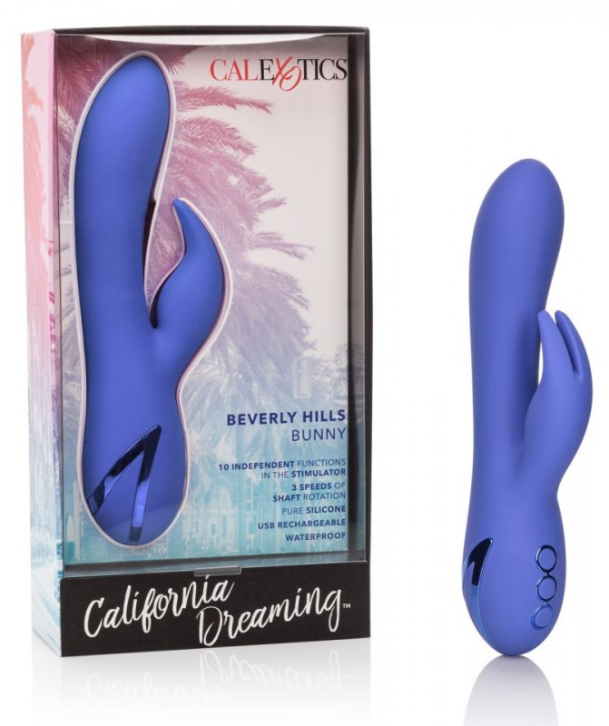   Он и Она Силиконовый вибратор-кролик Calexotics California Dreaming Beverly Hills Bunny – сиреневый