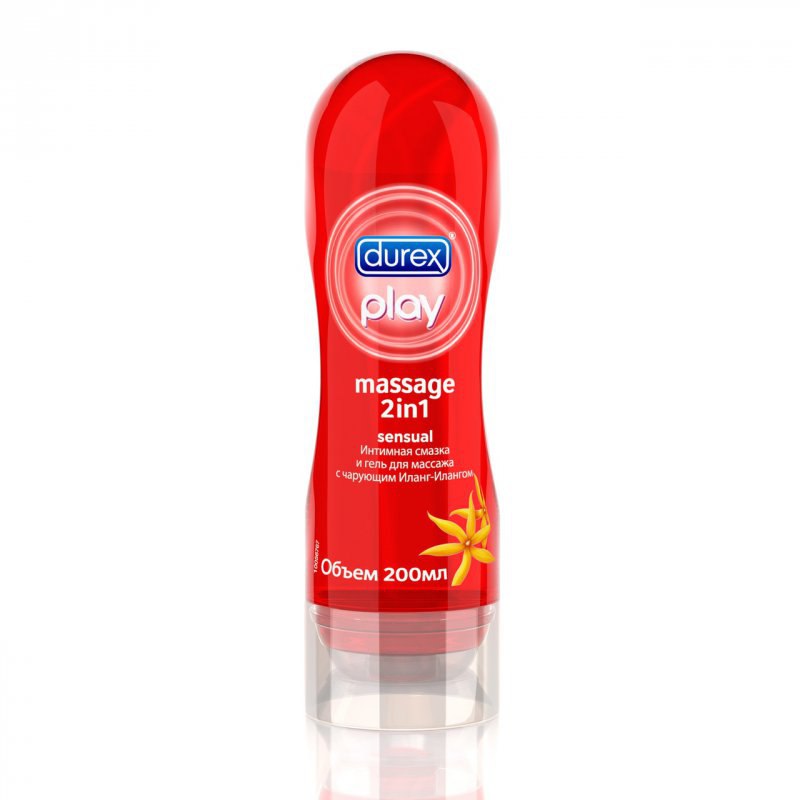 Интимная смазка-гель для массажа Durex Play 2 in 1 Sensual с чарующим иланг-илангом – 200 мл