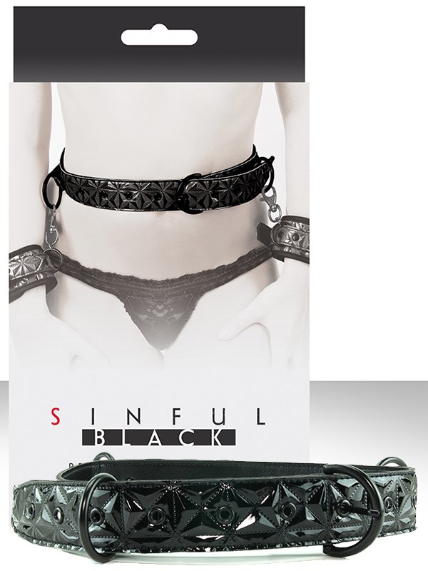 Ремень на пояс Sinful Restraint Belt – черный, L/XL