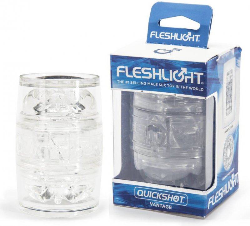 Универсальные Маструбатор Fleshlight Quickshot Vantage - прозрачный