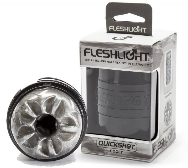 Универсальные  Он и Она Маструбатор Fleshlight Quickshot Boost - серый