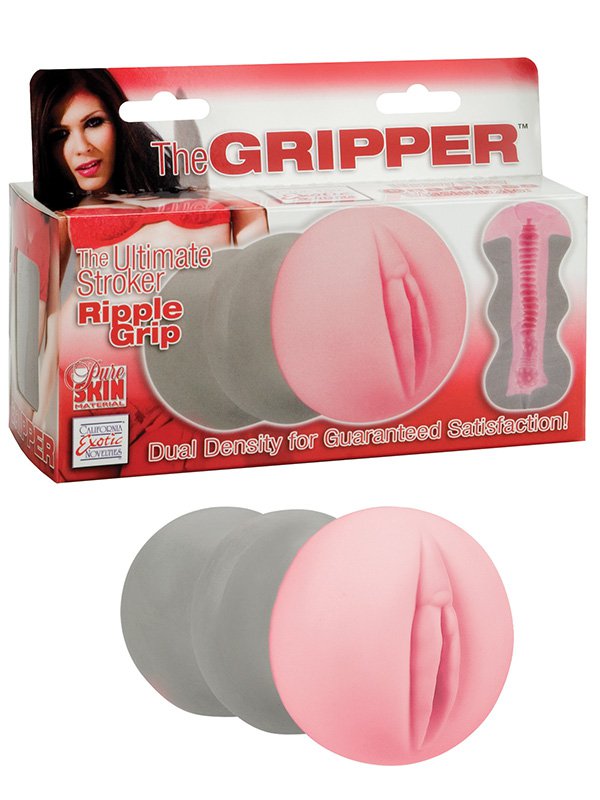 Мастурбатор вагина The Gripper - Ripple Grip с рельефом – телесный