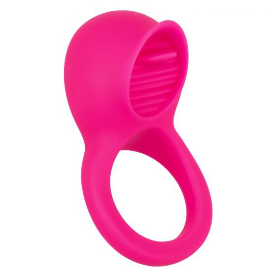 Эрекционное кольцо Silicone Rechargeable Teasing Tongue Enhancer